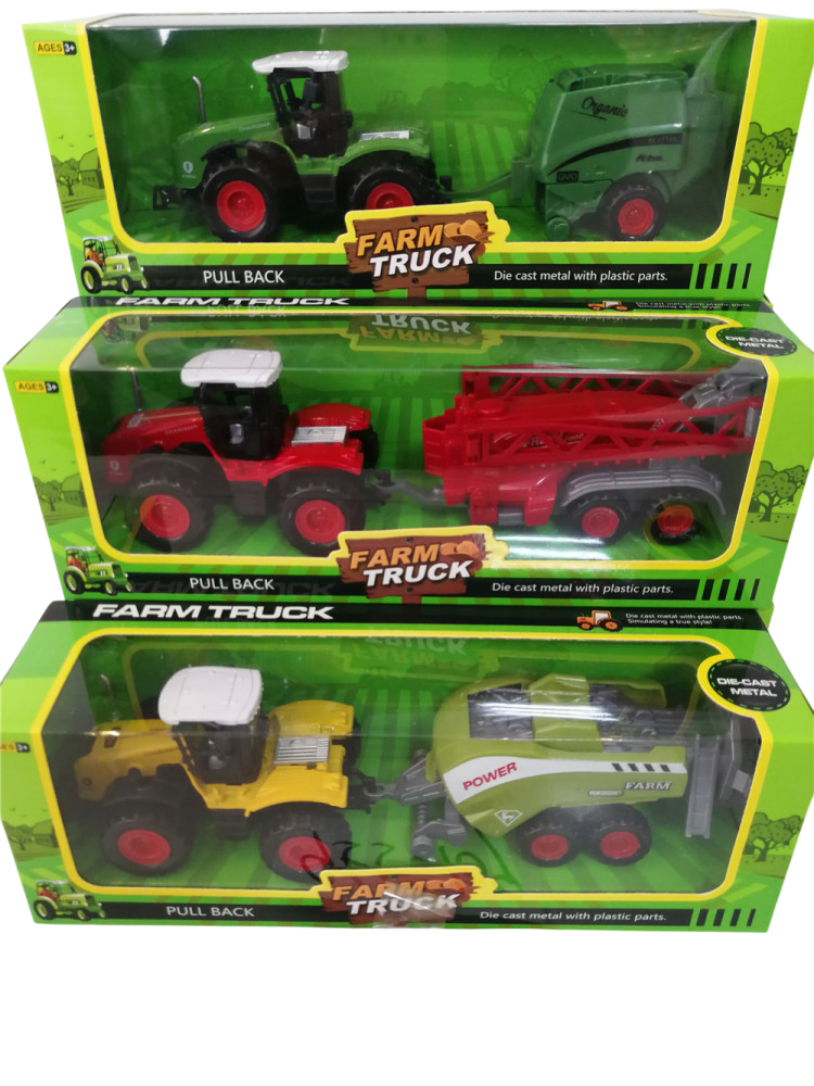 Igračka Traktor metal plastika