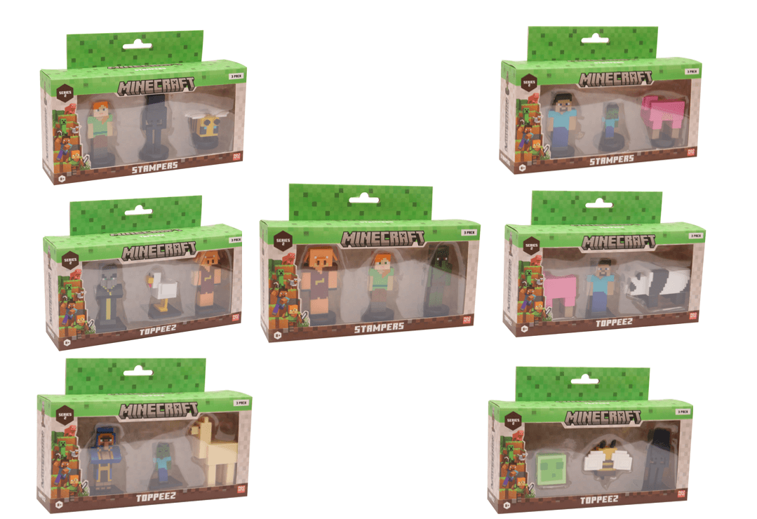Minecraft  3D Topeez figure