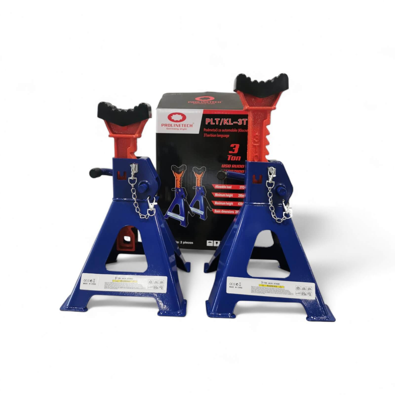 PROLINETECH PLT/KL-3T Klocne 3T (PAR) podmetači za auto