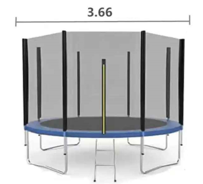 Trambolina 366cm sa merdevinama