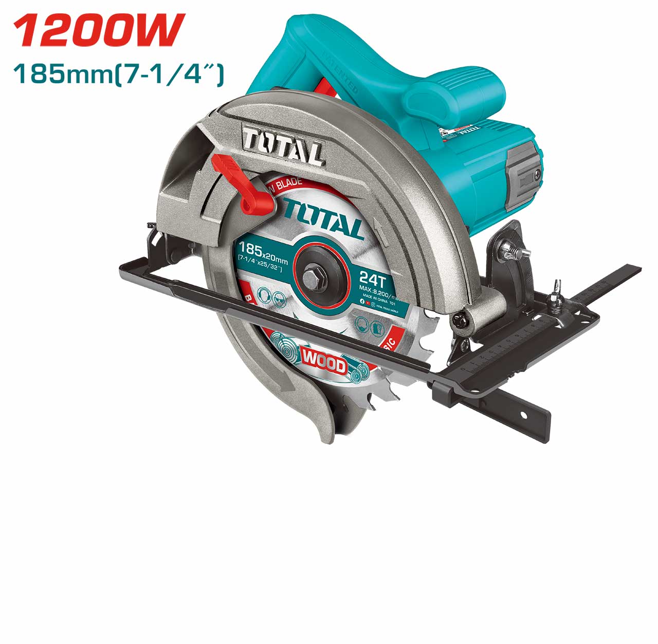 TOTAL Ručni Cirkular 1200 W, List 185 mm