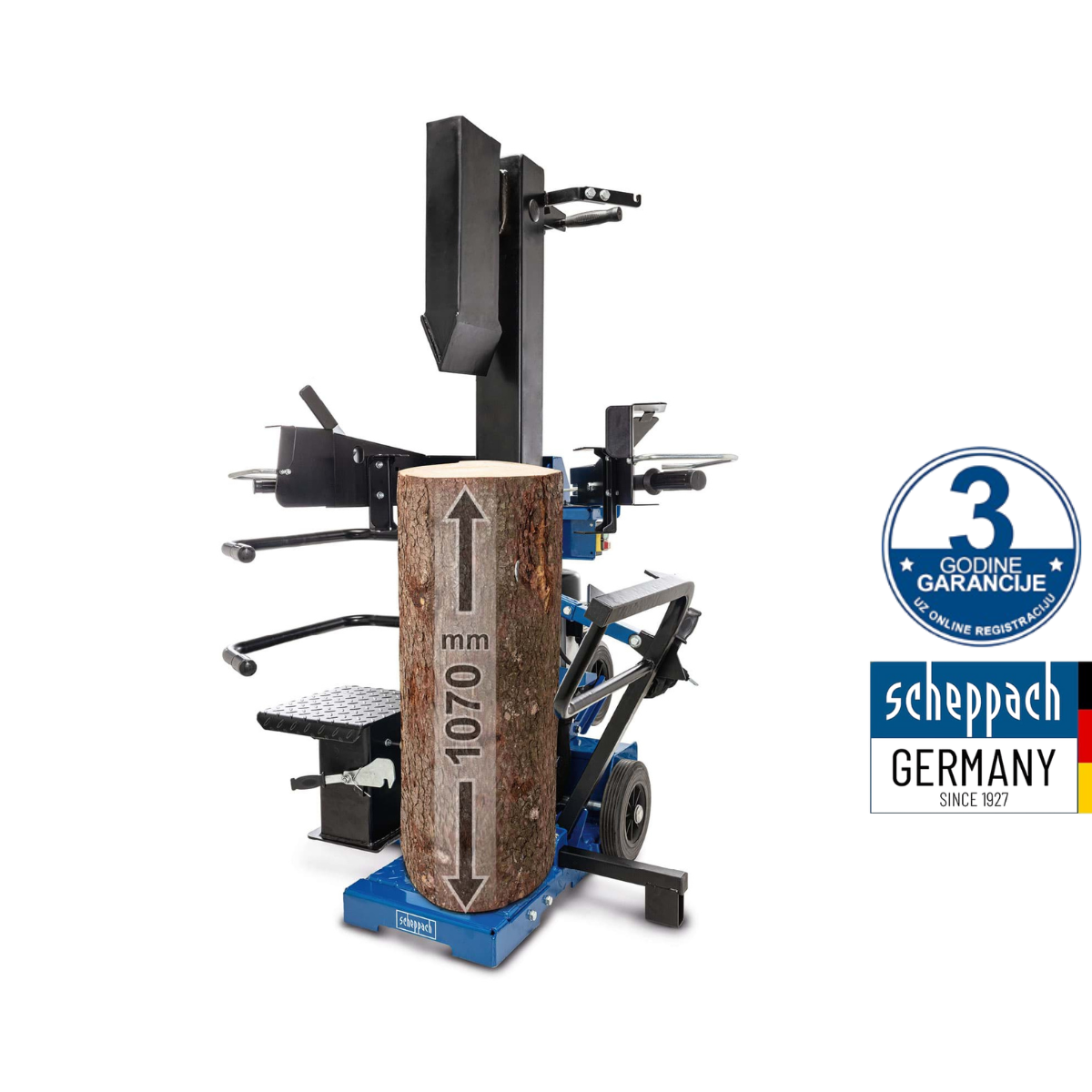 Scheppach Vertikalni Cepač za Drva Compact 15t – 15T