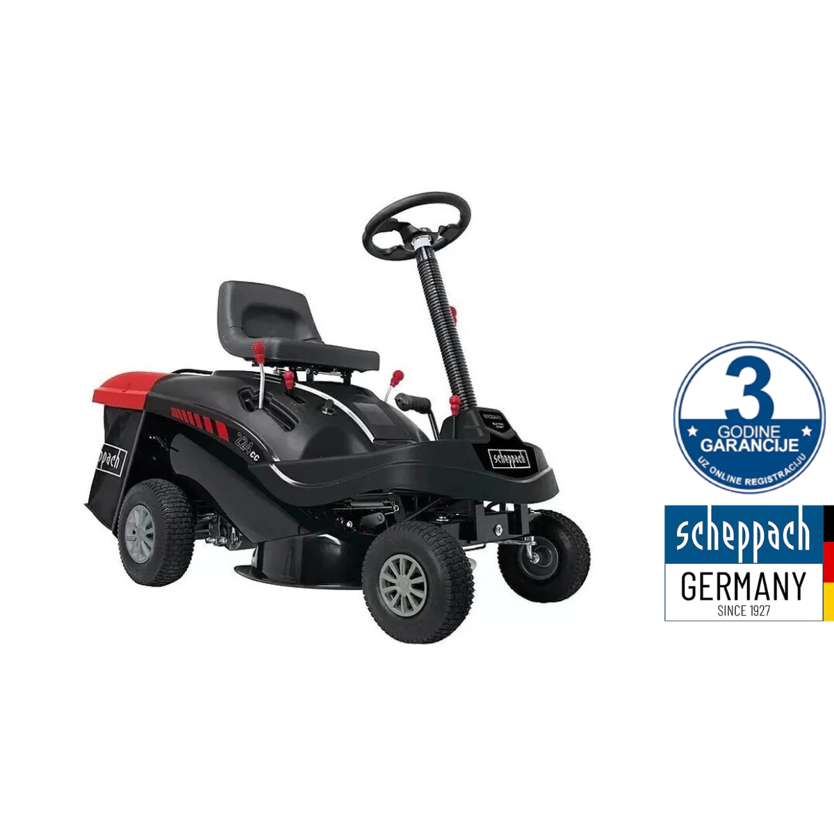 Scheppach traktor kosačica MR224-61 6.8 KS