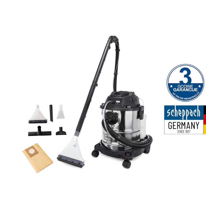 Scheppach usisivač za dubinsko čišćenje CUC20-BE (SprayVac20 Black Edition)