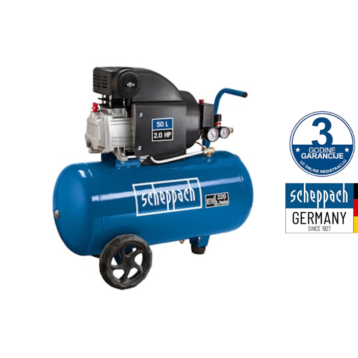 Scheppach kompresor za vazduh 50l HC54