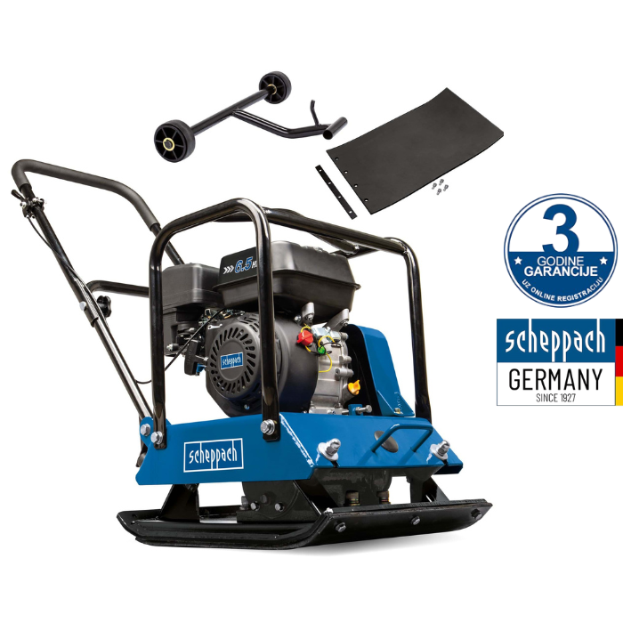 Scheppach vibrator vibro ploča žaba HP1800S 84kg