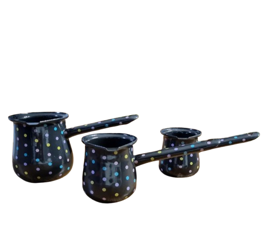Set emajliranih džezvi Konig KO-3/1M