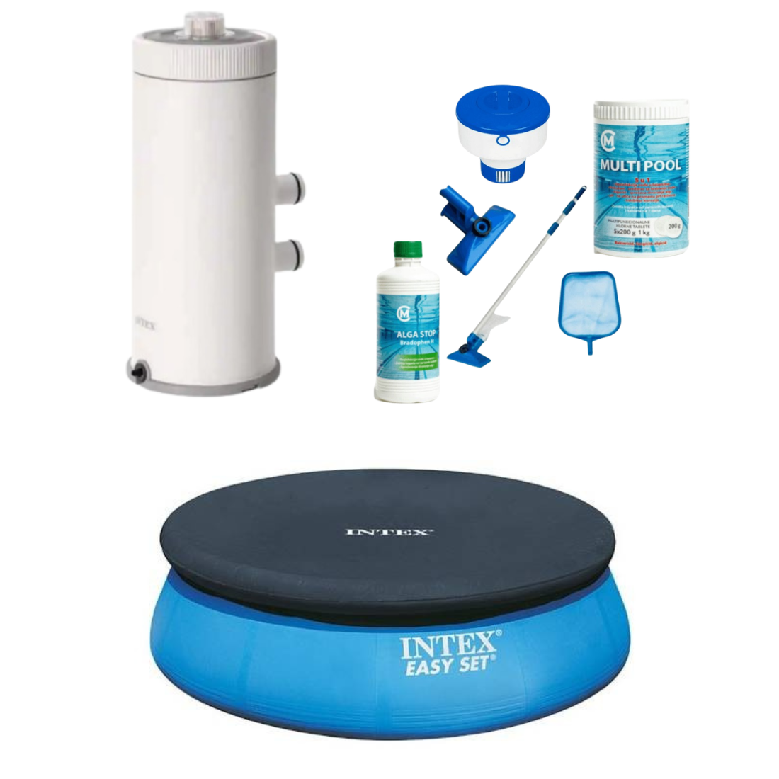INTEX EASY SET Bazen 3.05 m × 61 cm - Komplet za celu Sezonu!