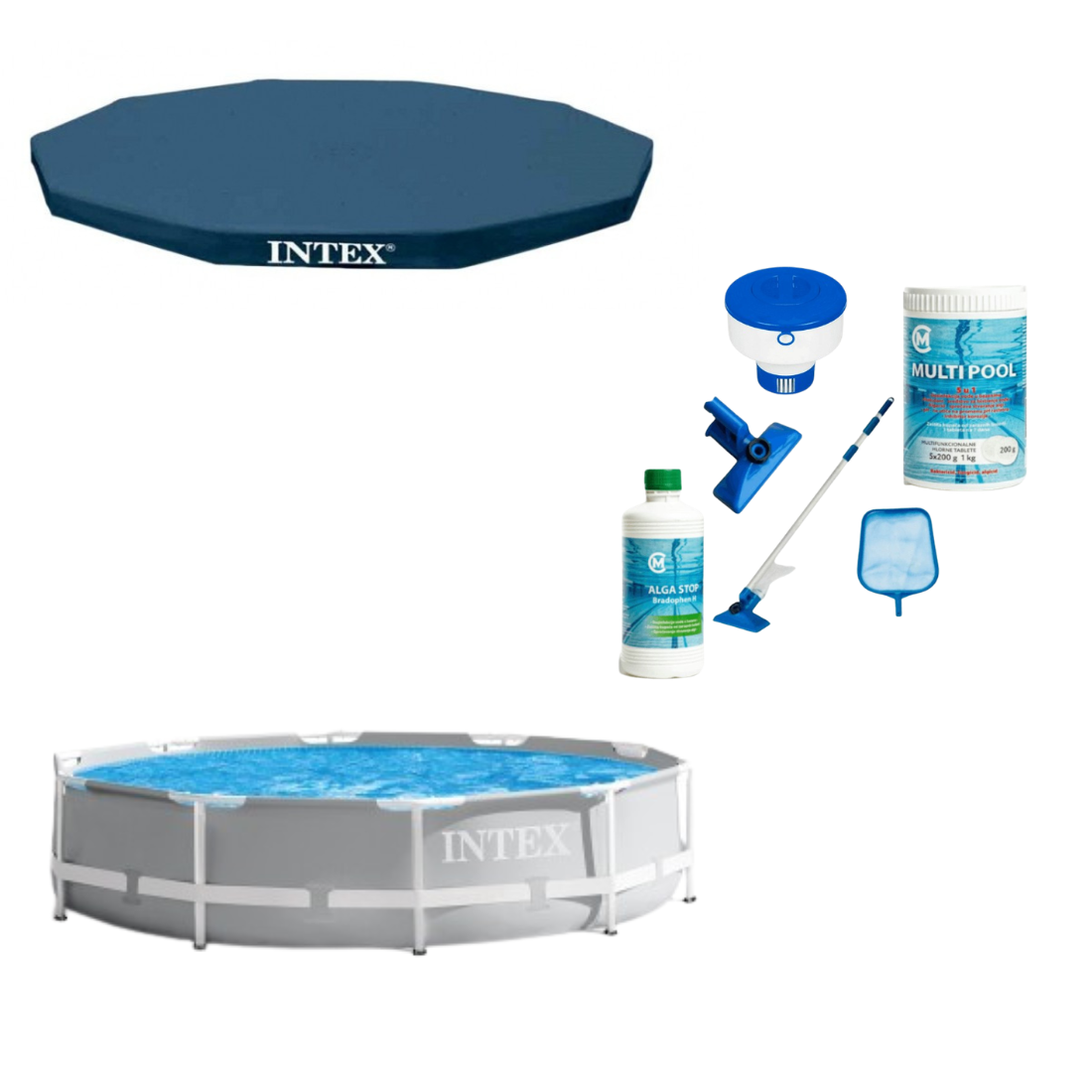INTEX PRISM FRAME Bazen 305x76 - Starter Set za Leto!
