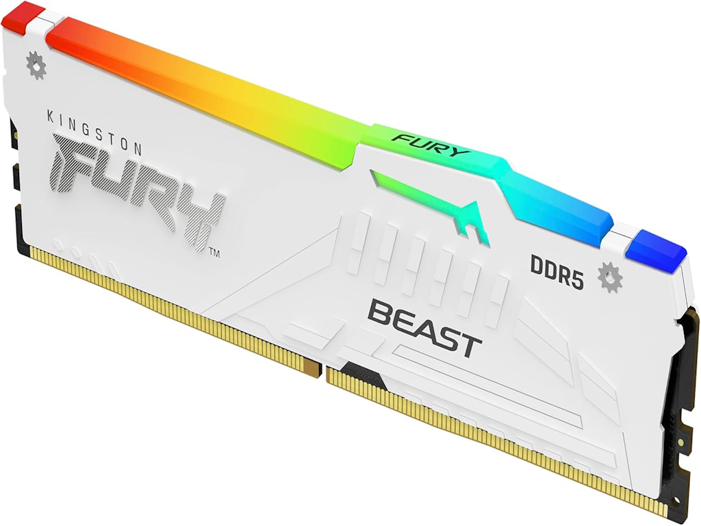 Memorija KINGSTON 32GB(2x16GB)/DIMM/DDR5/5600MHz/CL36/FURY Beast RGB/crna