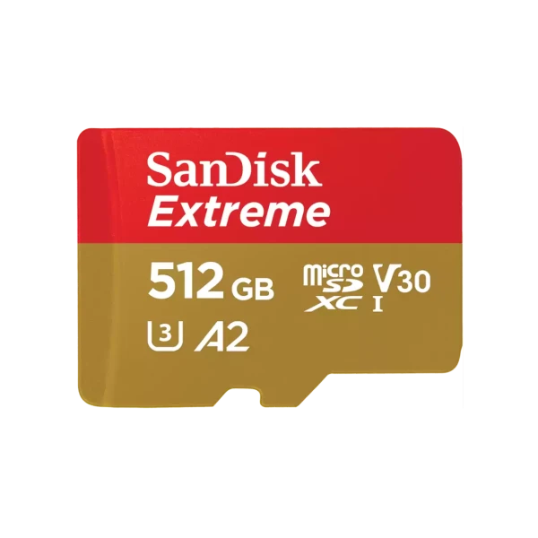 SanDisk SDXC 512GB Extreme micro 190MB/s UHS-I Class10 U3 V30+Ad