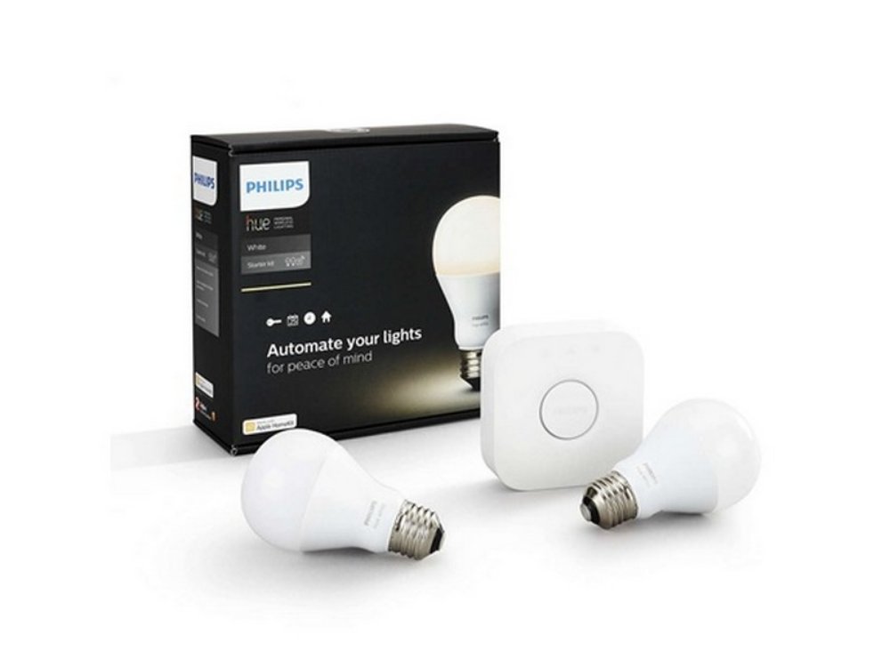 Beli set LED HUE 2x9,5W E27 i Bridge - bežični ruter 2700K PH012