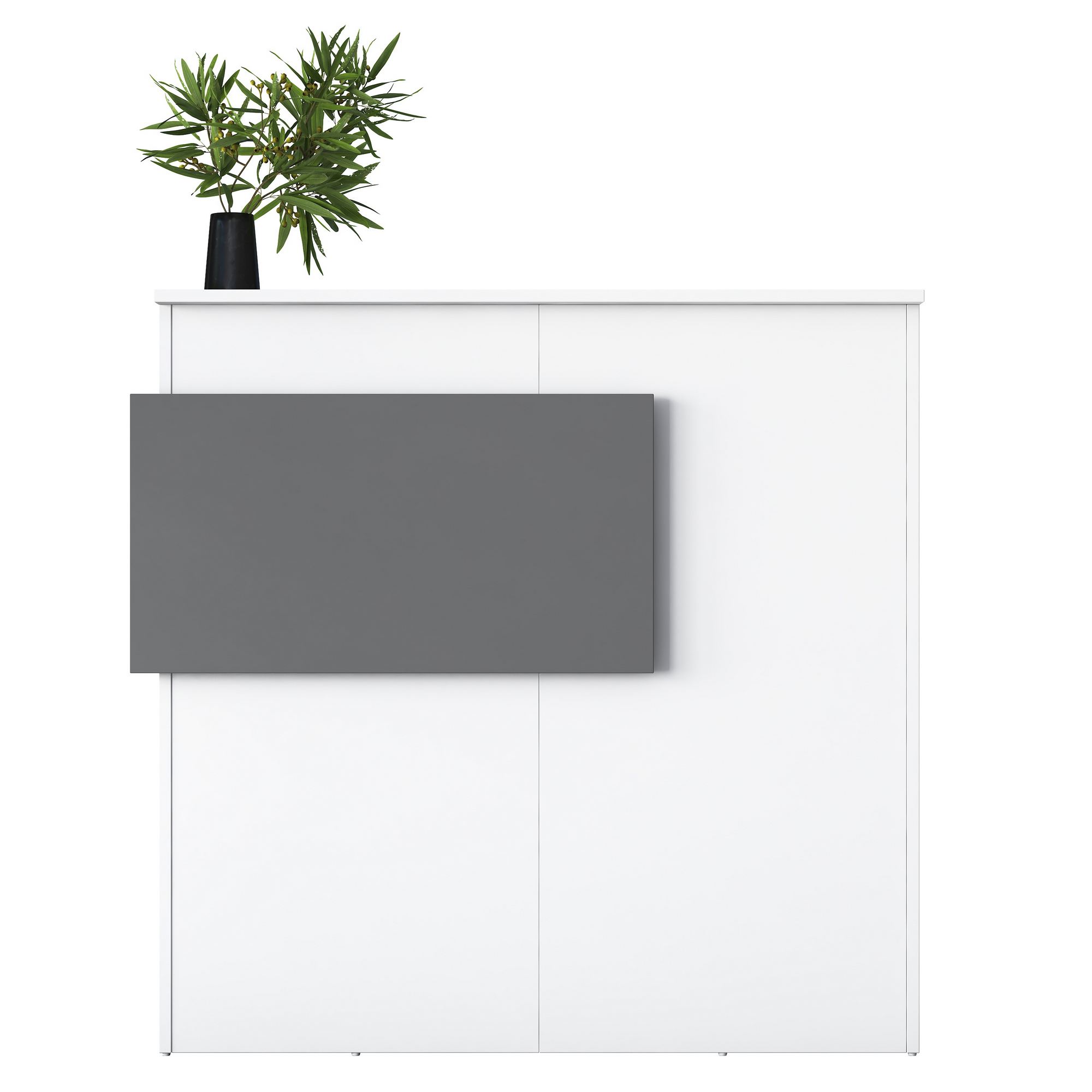 Recepcijski pult MA102 - 2929 Bela, Antracit