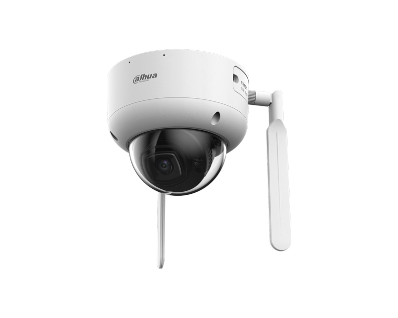 IPC-HDBW3441DR1P-AST-4G-NL668LA-0600B 4MP IR fixed focal Dome WizSense 4G Network Camera