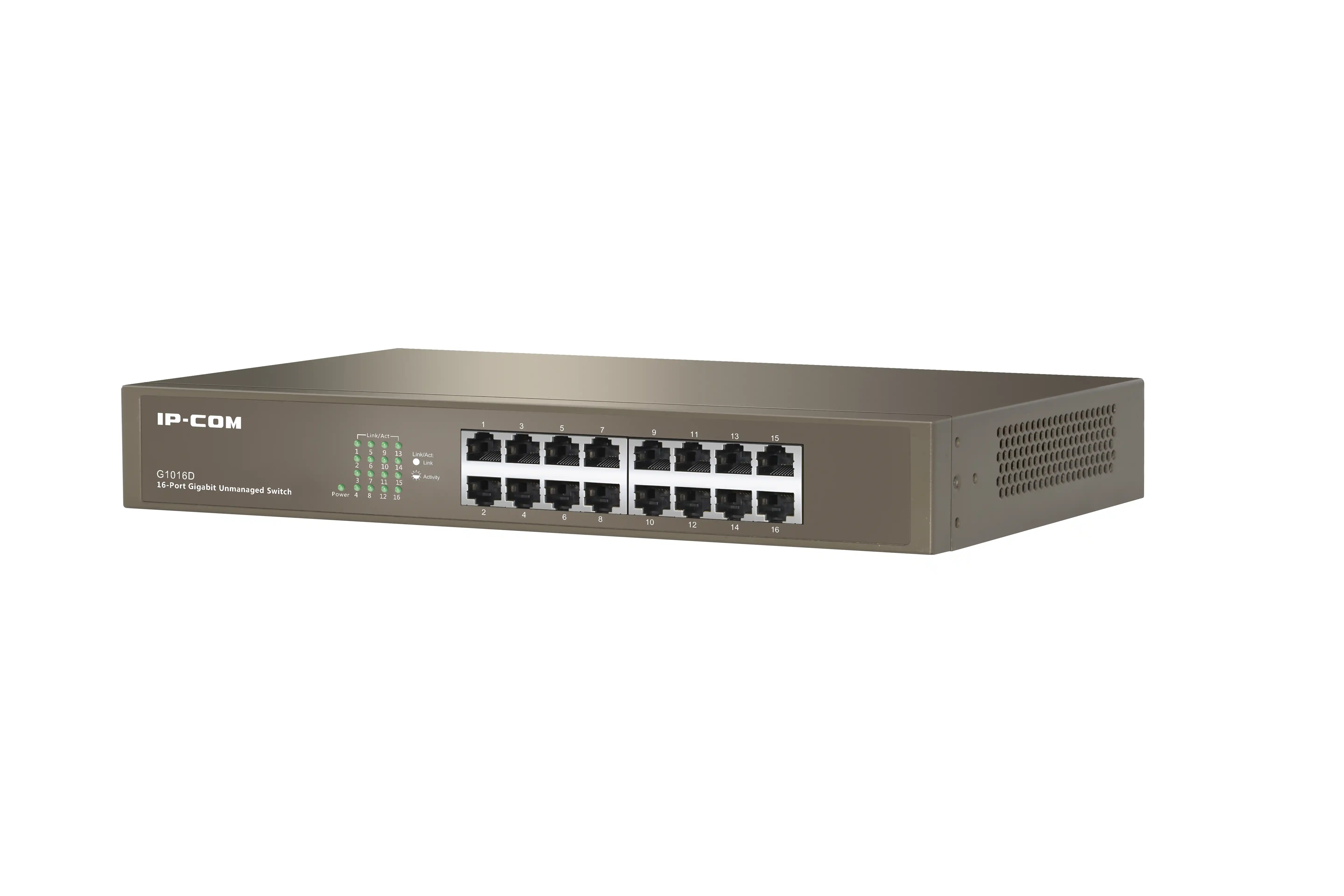 Svič 10/100/1000 16-port IP-COM G1016D Rack mount/ Metalno kućište