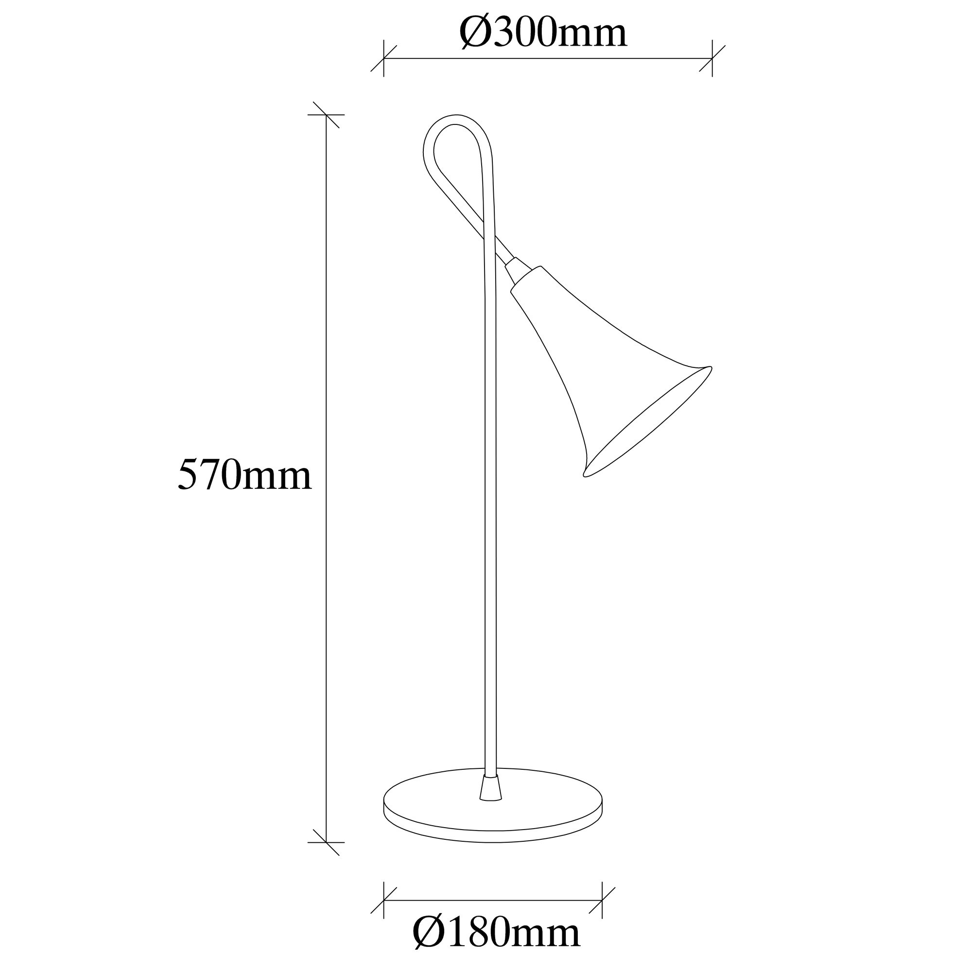 Stona lampa Sarmal - 3071 Zlatna