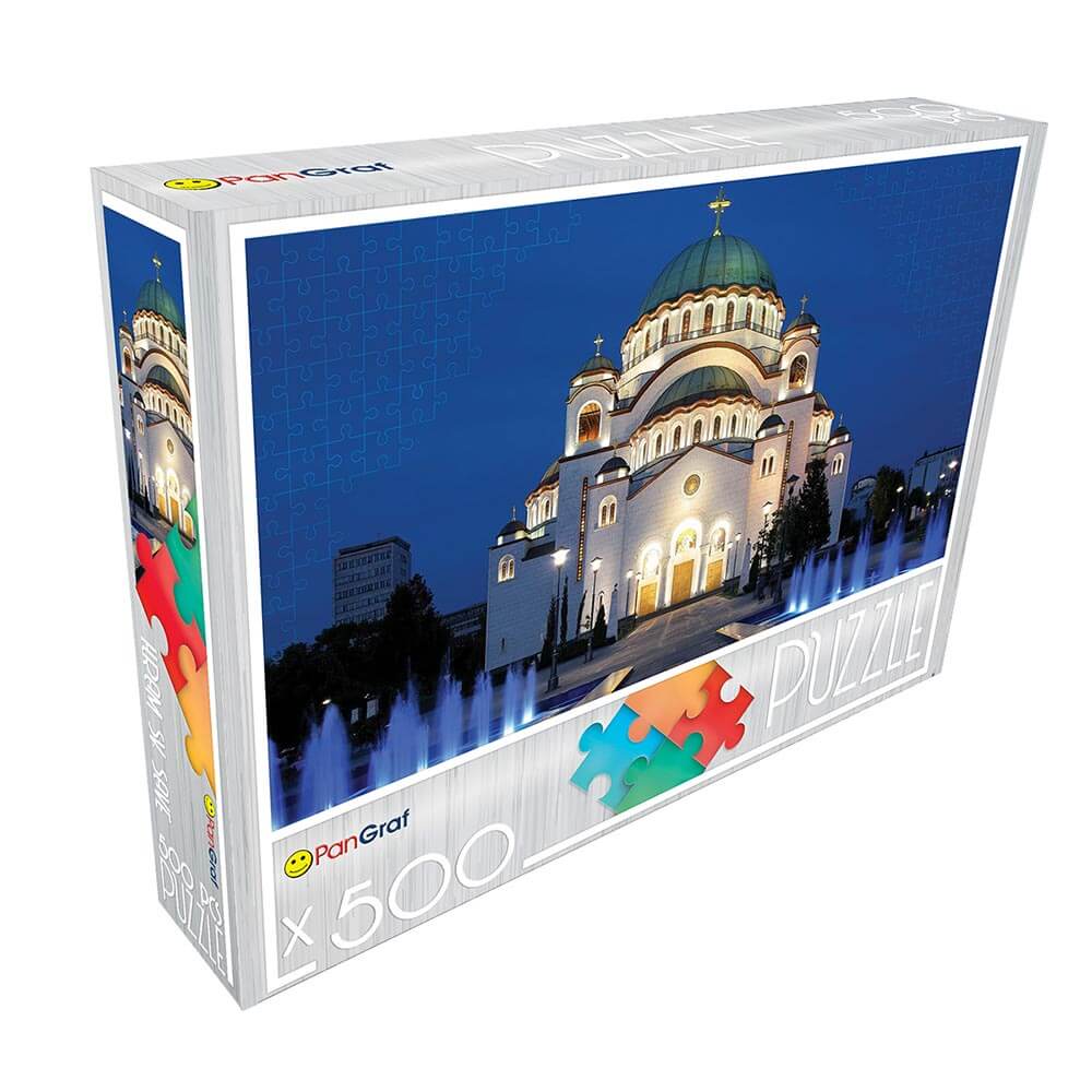 PAN-GRAF PUZZLE 500 - HRAM SVETOG SAVE