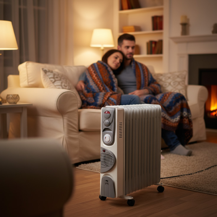 PROSTO uljani radijator 13 rebara sa ventilatorom