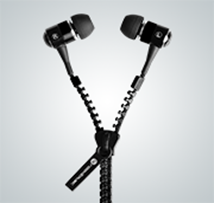 READY2MUSIC Headset In Ear Zipz, black