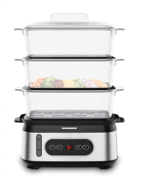 Aparat za kuvanje na pari HEINNER HSA-D950SS 3 posude/1,5l/950W