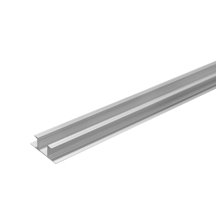 Set aluminijumski zidni profil za dve LED trake 2m 17x49 mm
