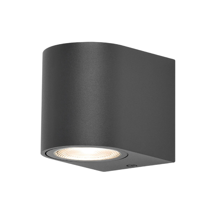 BRAYTRON siva zidna lampa 1xGU10