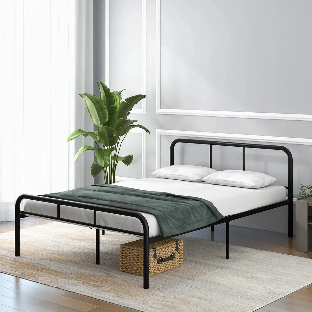 Domaro Metalni krevet 140x190cm sa uzglavljem