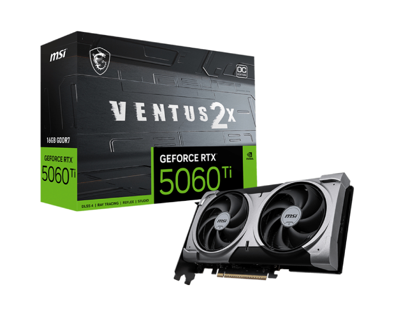 GeForce RTX 5060 Ti 16G 128bit RTX 5060 Ti 16G VENTUS 2X OC PLUS grafička karta