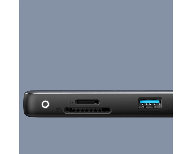 USB-C Data Hub 8u1 10Gbps crni