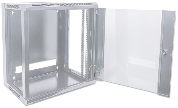 Rack orman Intellinet 711807 19"/9U 570x600x500/staklena vrata/bravica