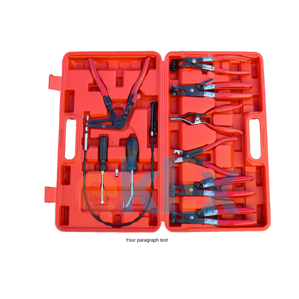 Set kombinovanih klešta za šelne 9 komada