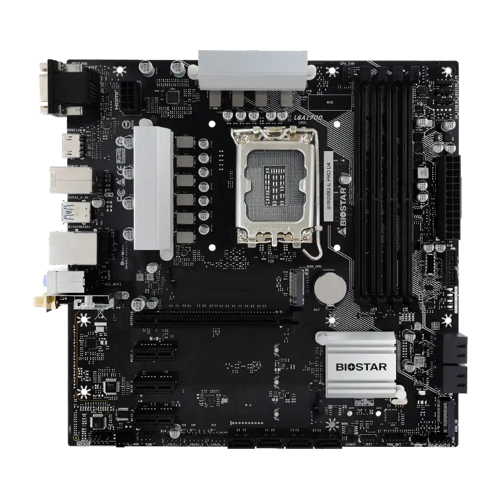 Matična ploča 1700  Biostar B760MX2-E Pro  D4 HDMI/DP/VGA/M.2