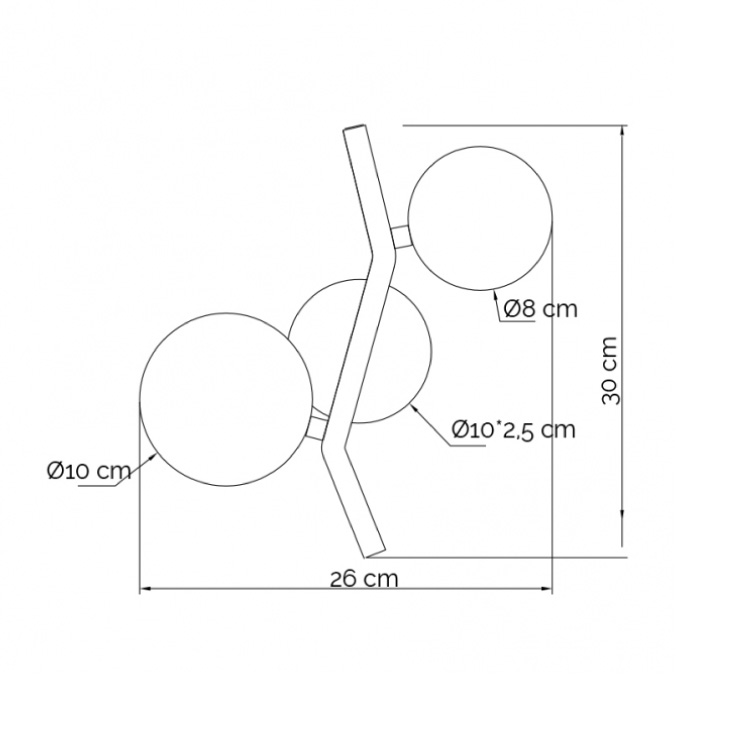 Zidna lampa 2xG9