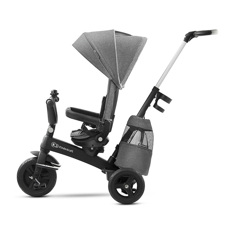 KINDERKRAFT TRICIKL EASY TWIST 2U1 PLATINUM GREY