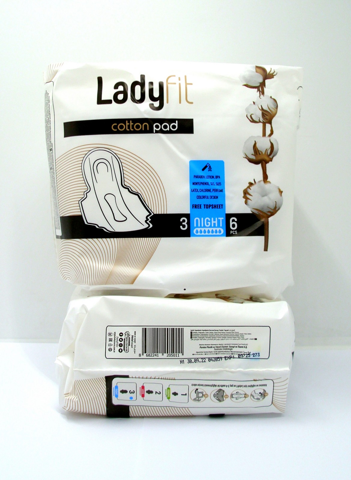 LADY FIT COTTON higijenski ulozak - Pakovanje od 3