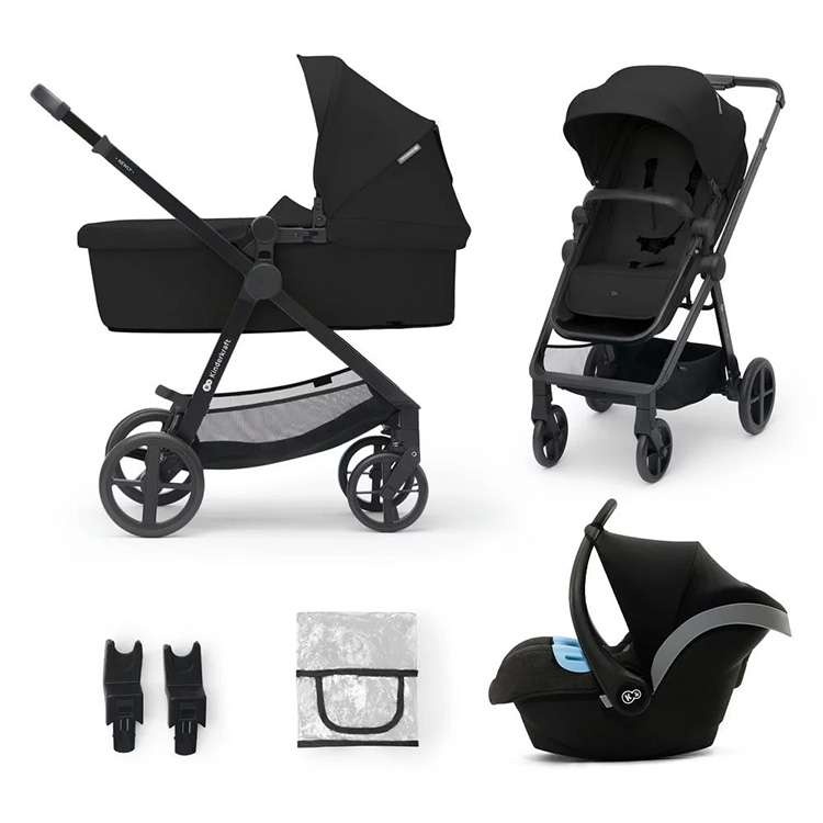 KINDERKRAFT KOLICA 3U1 NEWLY MINK PRO CLASSIC BLACK