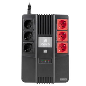 NGS UPS Fortress Bunker AVR, 600VA/360W