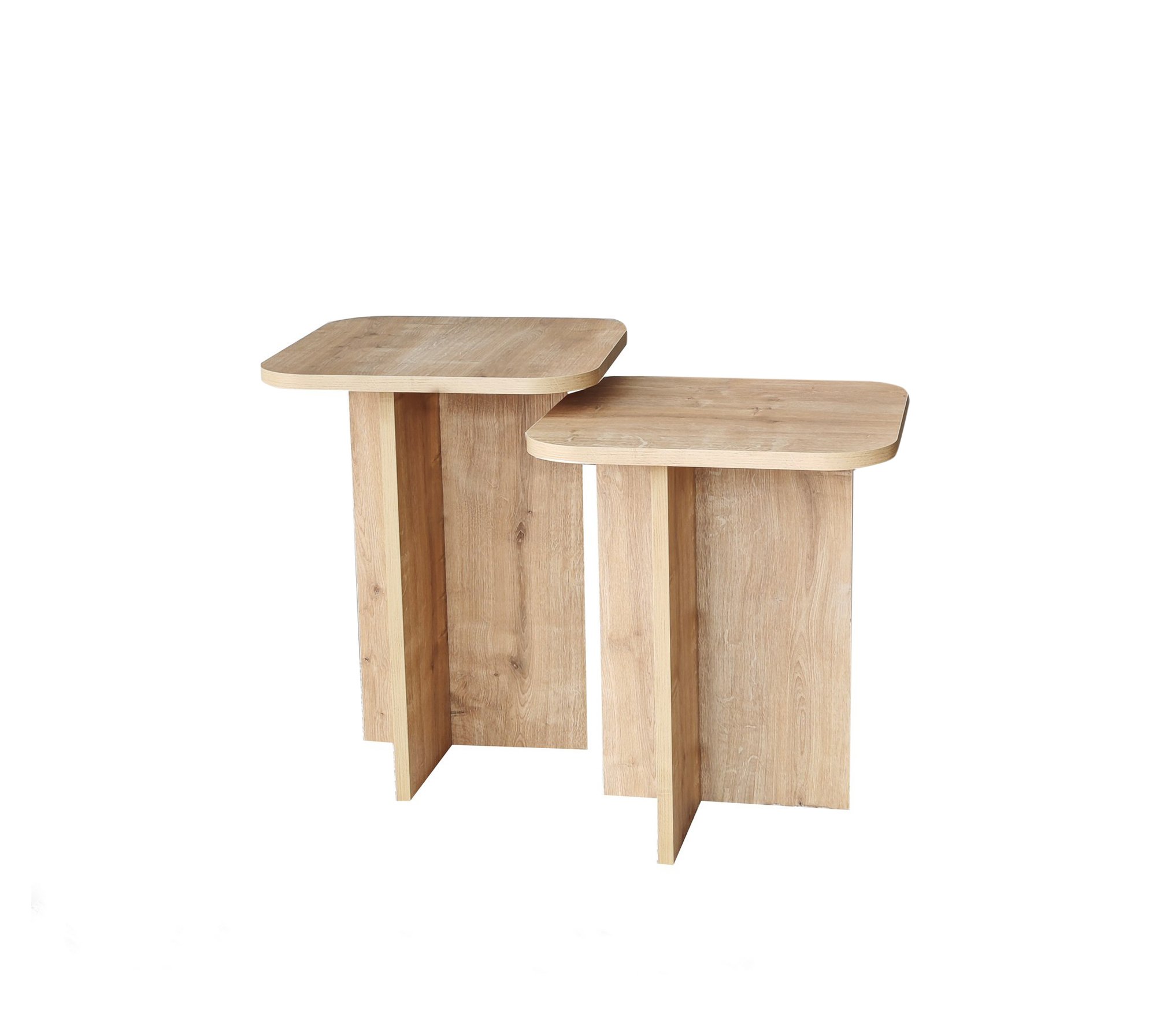 Set pomoćnih stolova Blues Set - Safir hrast