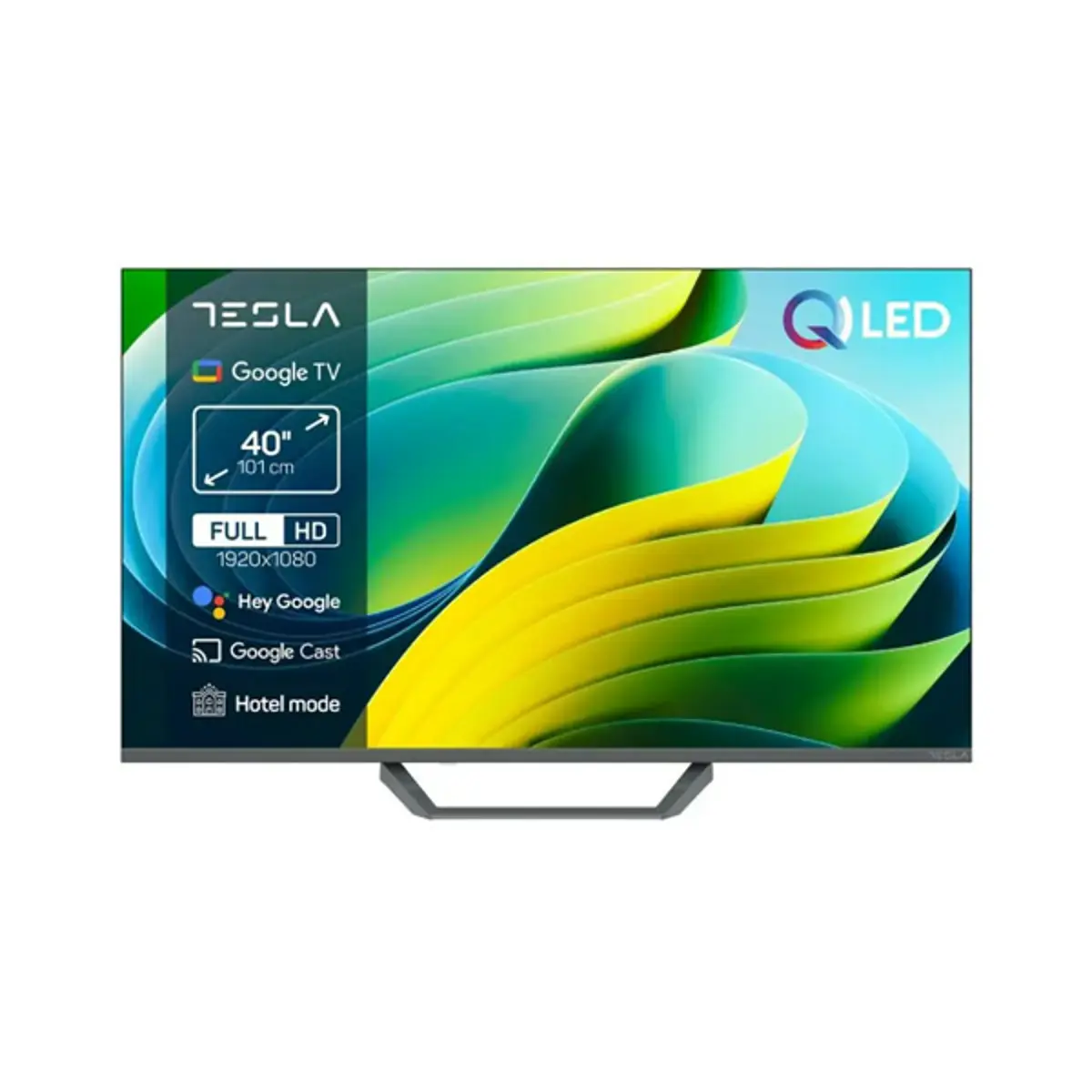 Televizor TESLA Q40E665GFS/QLED/40"/Smart/Google TV/siva