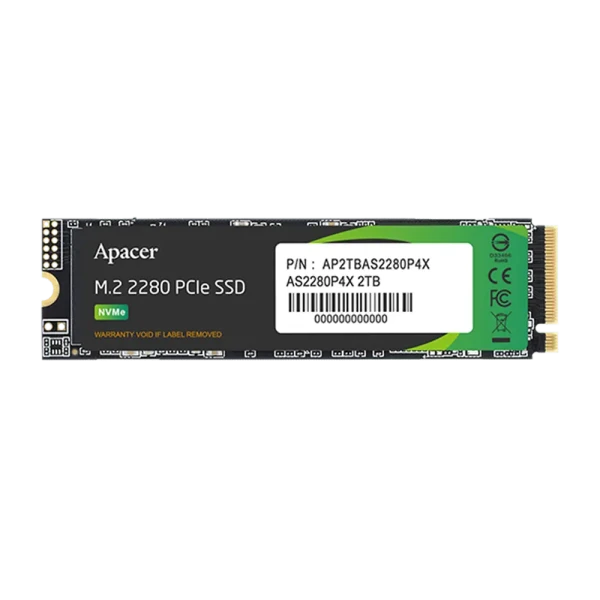 SSD M.2 NVME 512GB Apacer AS2280P4X 2100MBs/1700MBs