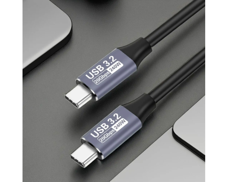 Kabl USB 3.2 na USB 3.2 8K/60 Hz, 20Gbps, 240W 2m, crni