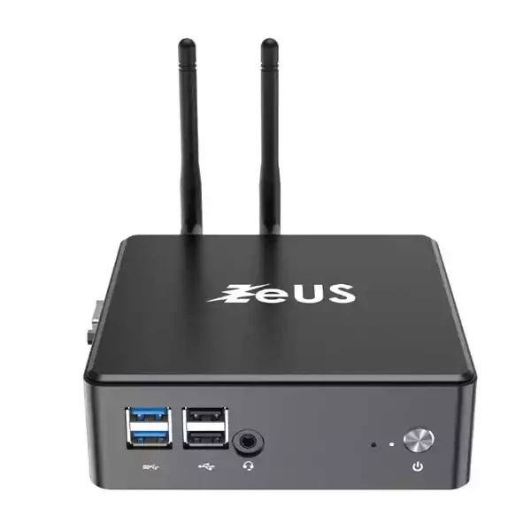 Mini PC Zeus MPI10-P23 Pentium G7505 3.50 GHz/DDR4/LAN/Dual WiFi/BT/HDMI/DP/USB C/ext ANT Refurbish
