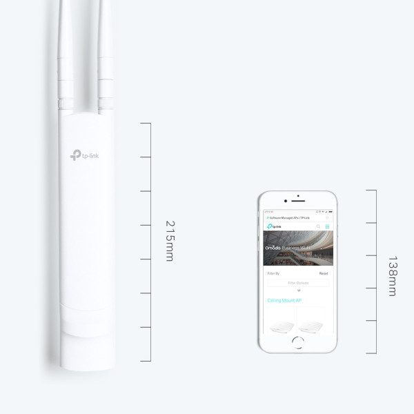 LAN Access Point TP-LINK EAP110 OUTDOOR 300Mbps