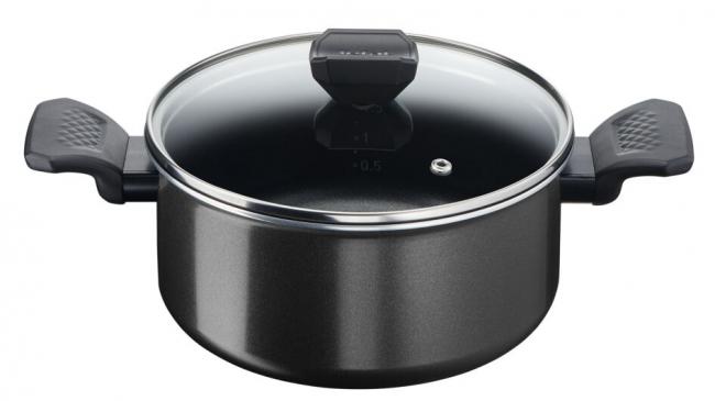 TEFAL ŠERPA SA POKLOPCEM 24CM B5674653 EASY COOK AND CLEAN