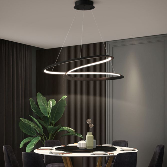 LED Luster VESTA 463 46W 4000K Crna