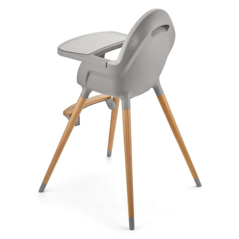KINDERKRAFT STOLICA ZA HRANJENJE 2U1 FINI2 GREY