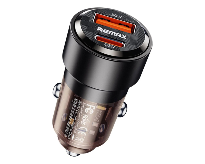 RCC360 Walking USB-A 30W + USB-C 45W PD+QC brzi auto punjač