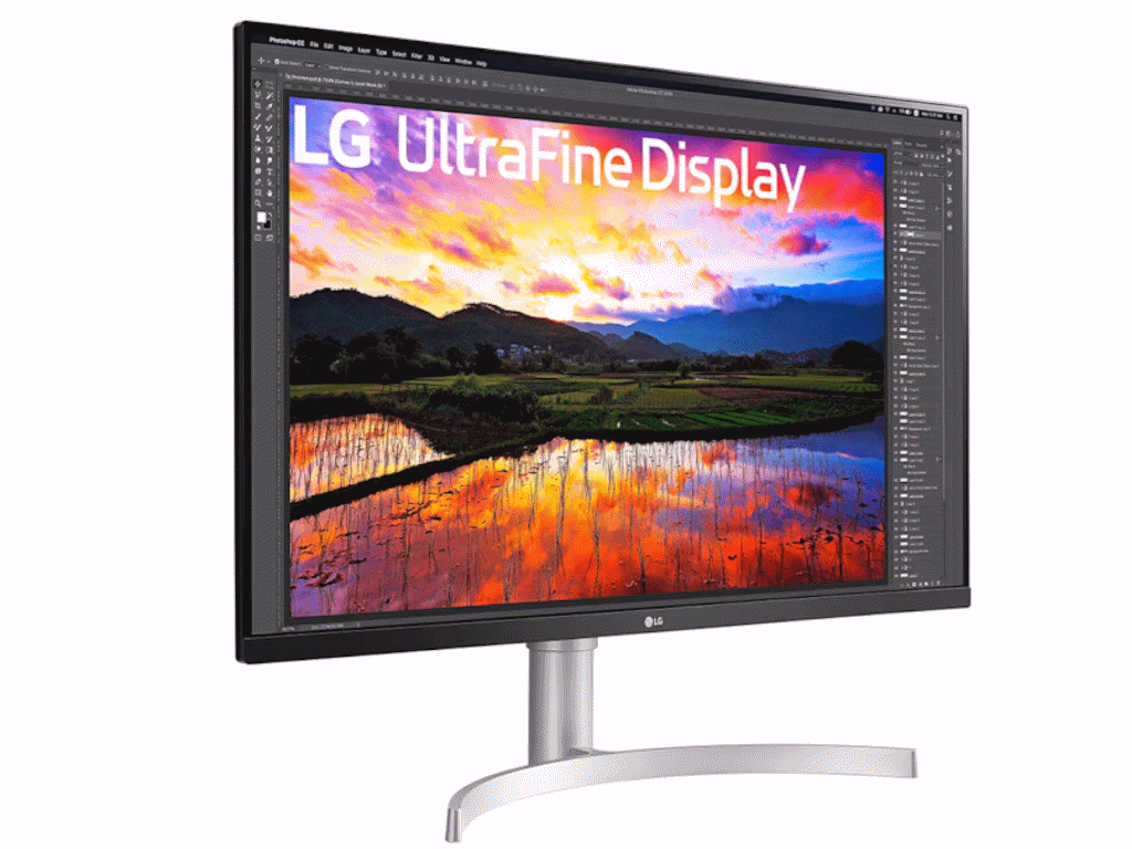 Monitor LG 32UN650K-W 31.5"/IPS/3840x2160/60Hz/5ms GtG/HDMIx2,DP/VESA/visina/zvucnici/srebrna