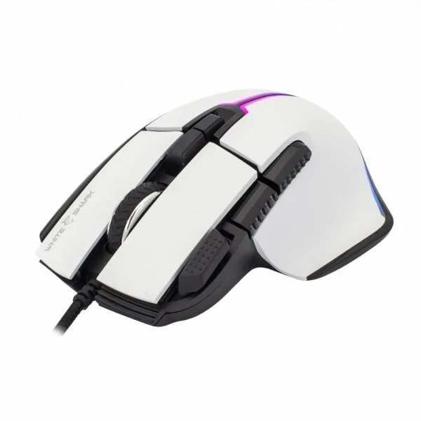Miš White Shark MARROK 12000DPI/9D/1000Hz Polling/RGB/White
