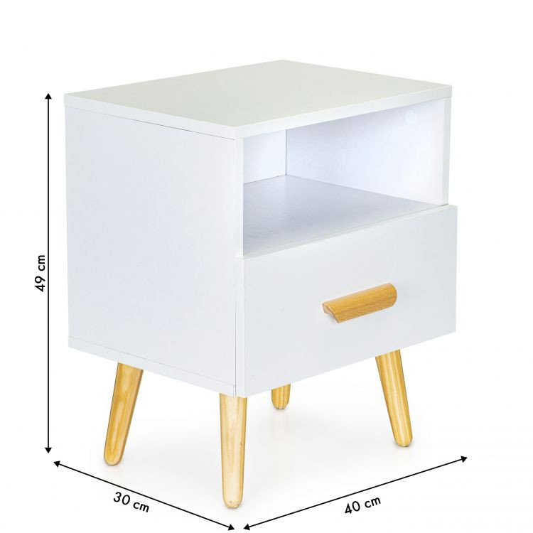 Nocni stocic 1 fioka Nova Bela